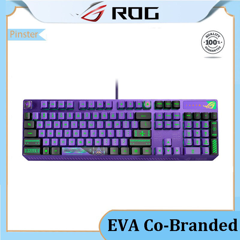 Asus ROG [EVA Co-Branded] Mechanical Keyboard Ranger Red switch Blue ...