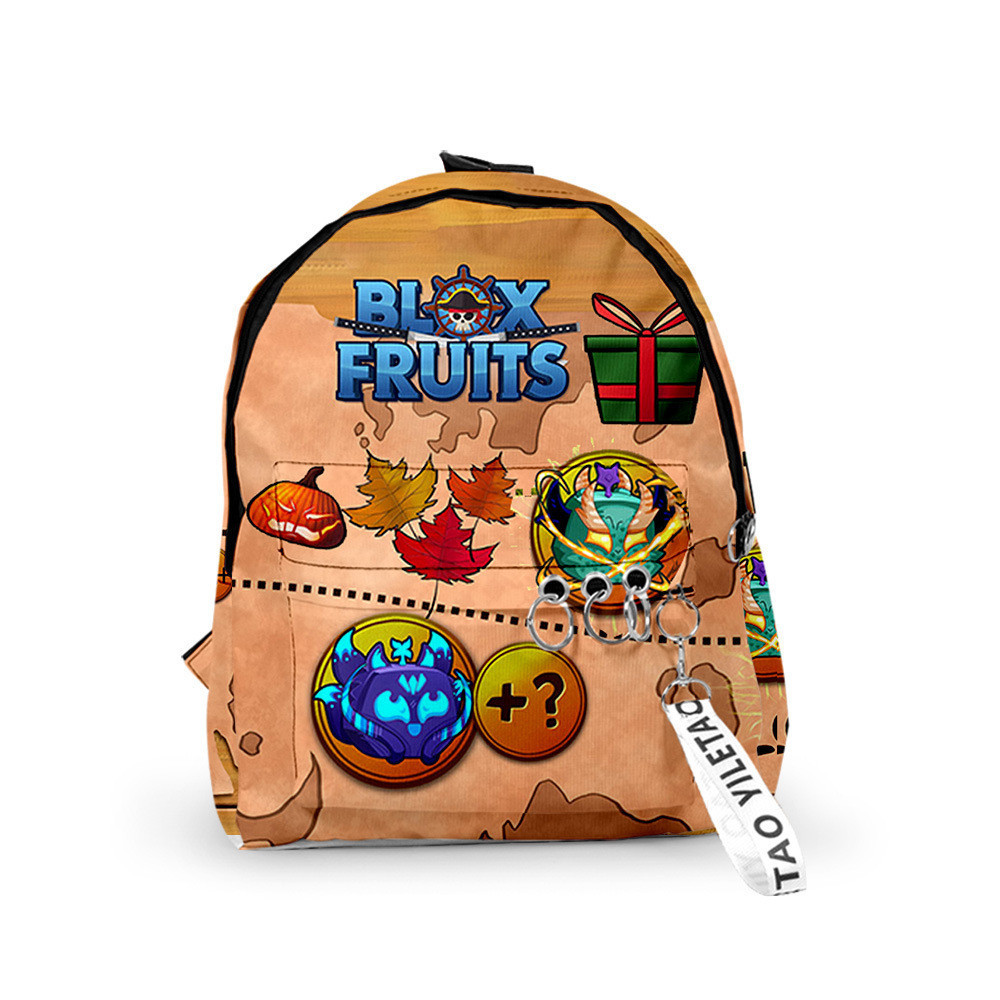 Roblox Blox Fruits Backpack 3D Print School Bag for Boys & Girls ...