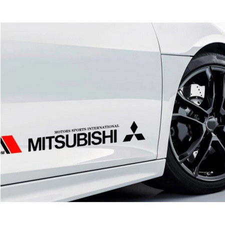 Mitsubishi motorbike sport car sticker mitsubishi lacer pajero x pander ...