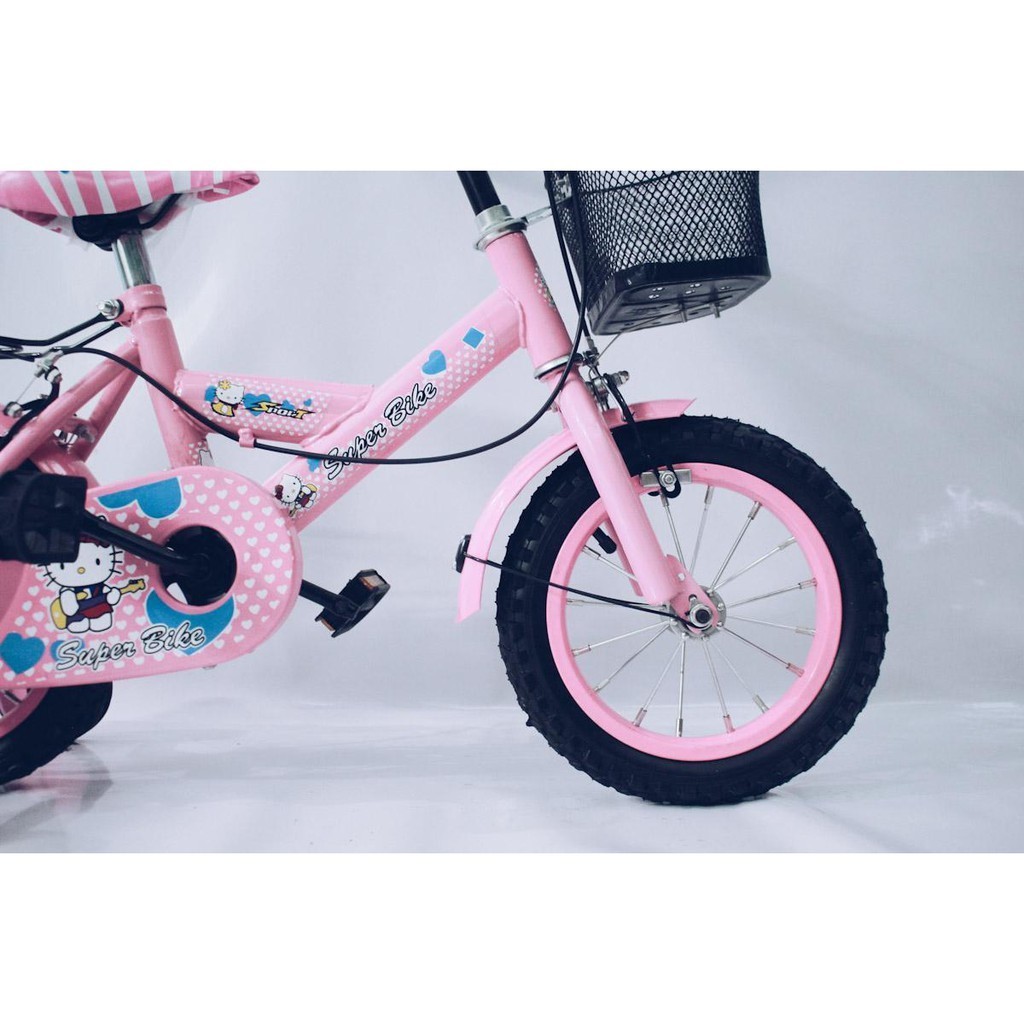Hello kitty bike with training wheels online