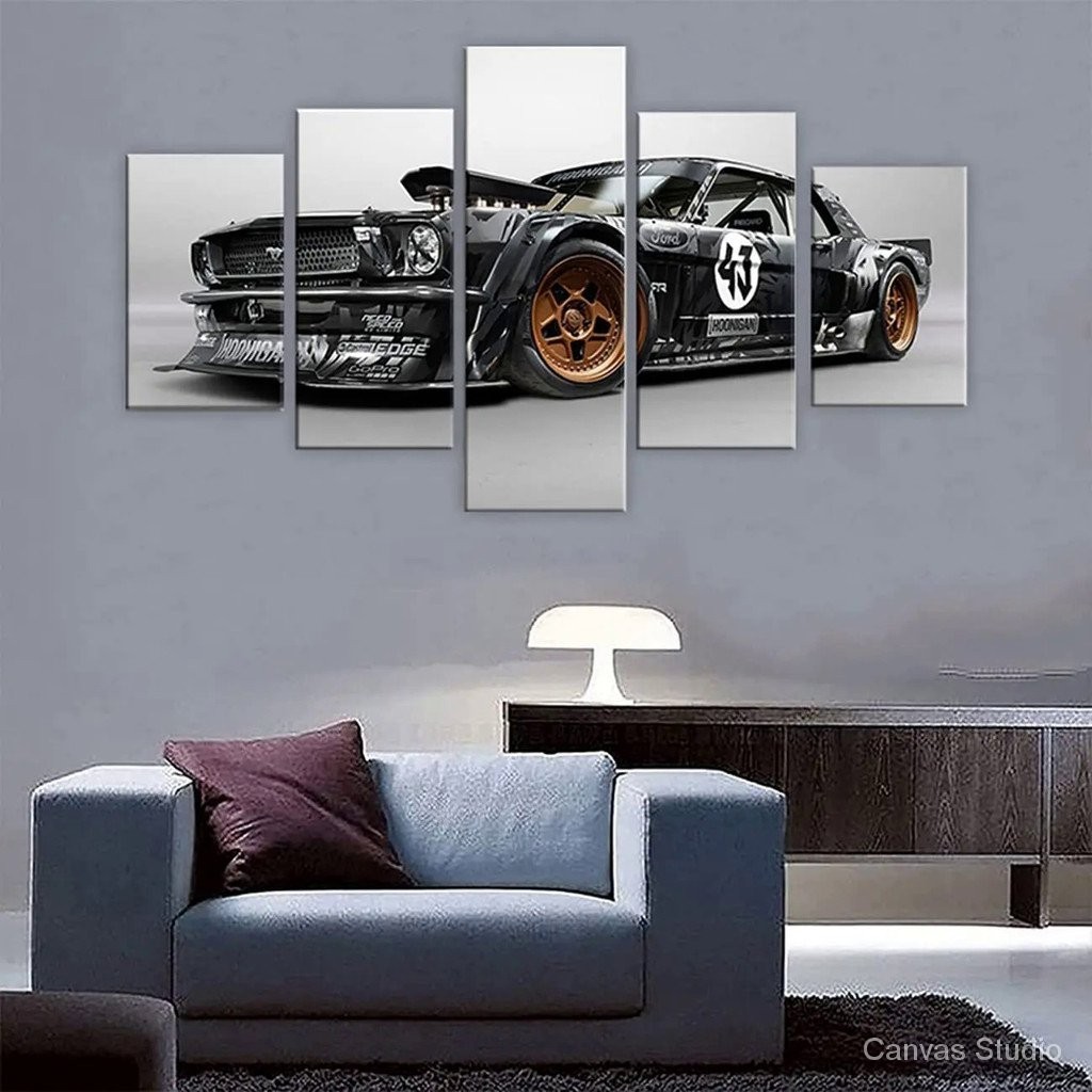 5 Pieces Ken Block Hoonicorn Mustang Hoonigan Print Prints Work Modern ...