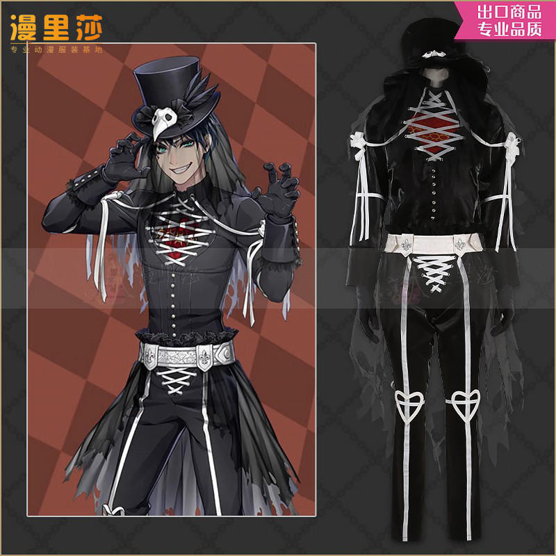 Twisted Wonderland HEARTSLABYUL Riddle Ace Cater Halloween Clothing ...