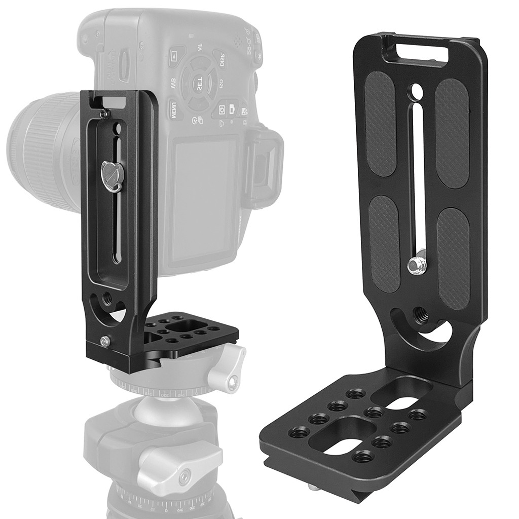 BGNING DSLR Camera Aluminum Alloy Universal Quick Release L Plate ...