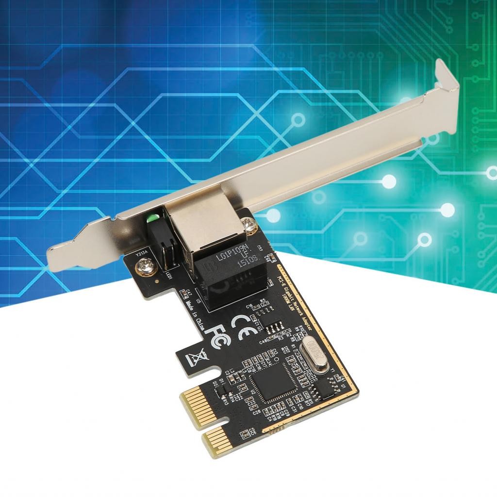 Usihere PCIe Network Adapter 10/100/1000 Mbps Gigabit Ethernet PCI ...