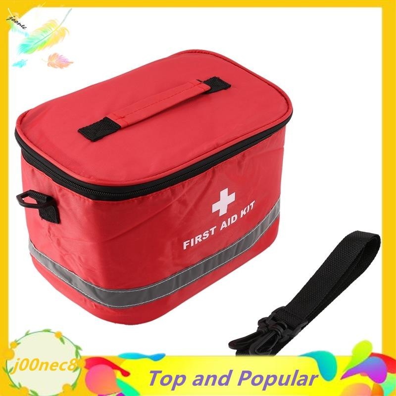 [j00] Outdoor First Aid Kit Sports Camping Bag Home Emergency Survival ...