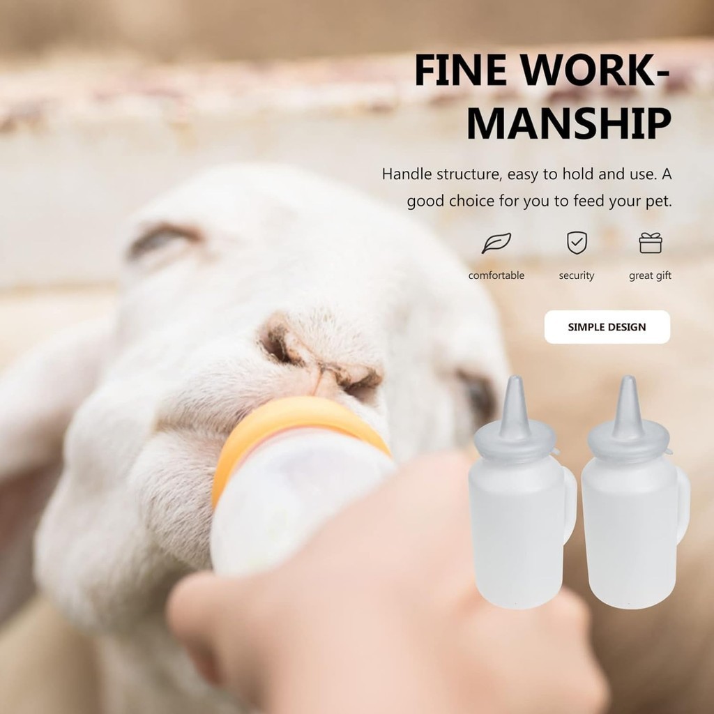 Viddavet Plastic Calf Lamb Rubber Feeding Calves 1L Calf Milk