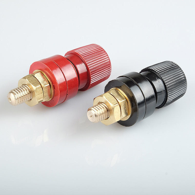 JS-333 M6 6mm Pure Copper Terminal Binding Post Blocks Power Supply ...