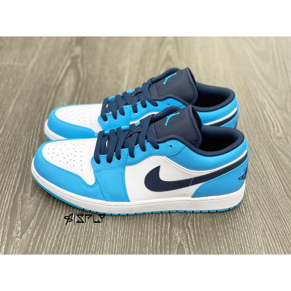 High Quality Air Jordan 1 Low UNC North Carolina Blue 553558-144 ...