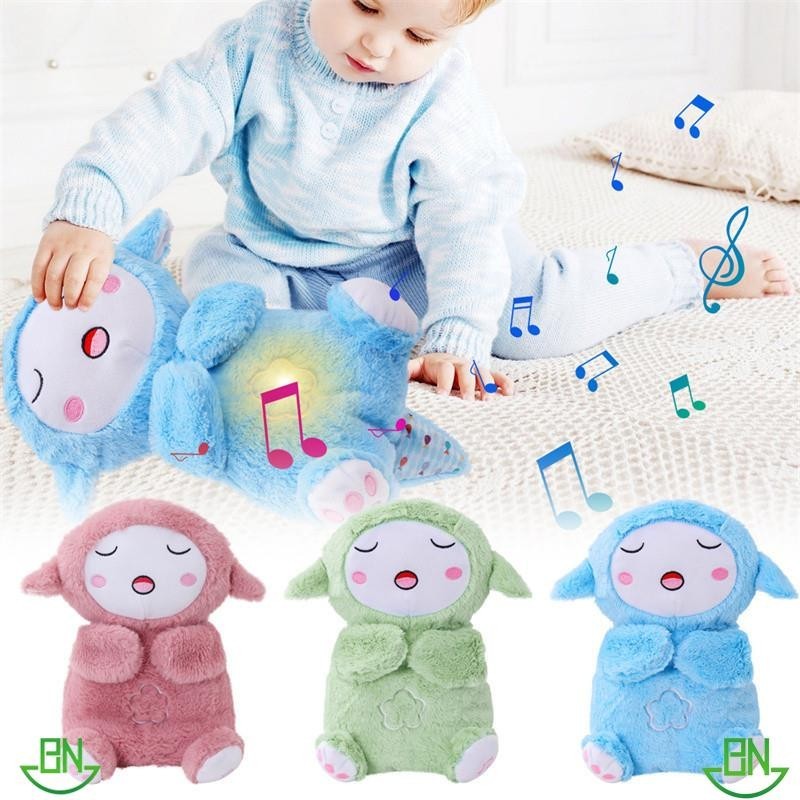 Breathing Otter Teddy Soothe Baby Sleeping Plush Doll Stuffed Animal