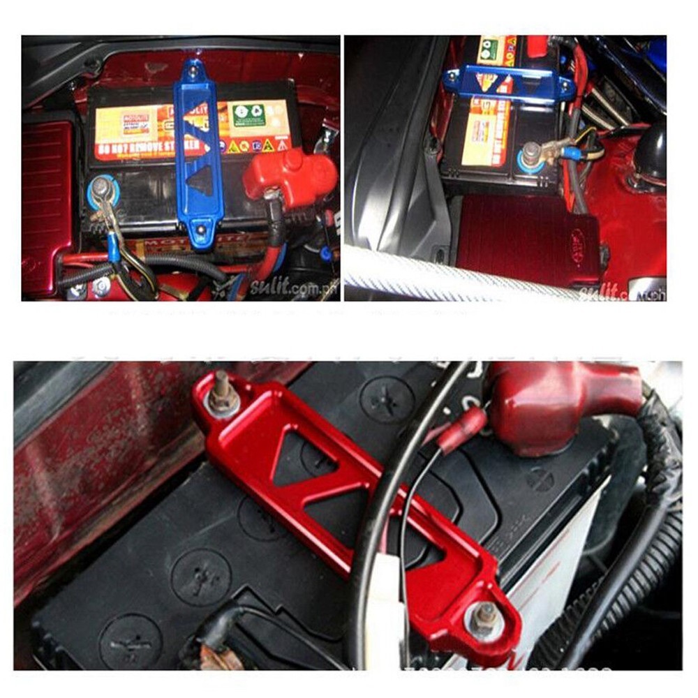 Car Racing Battery Tie Down Hold Bracket Lock Anodized for Honda Civic ...