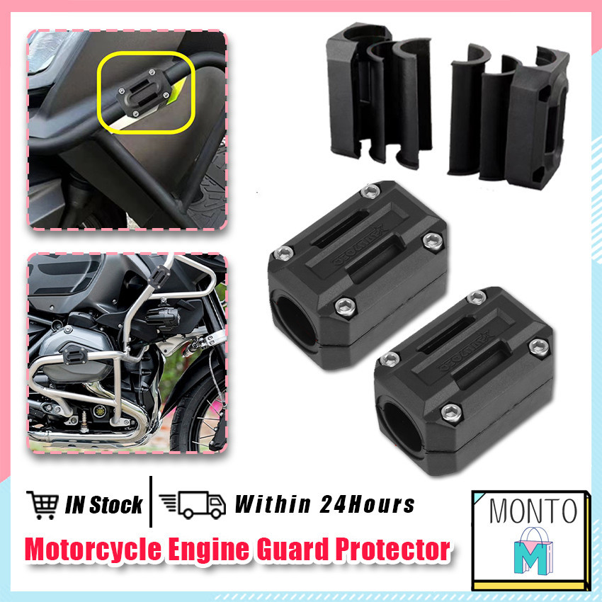 2pcs Motorcycle Bumper Guard Engine Guard Block Crash Guard Protective
