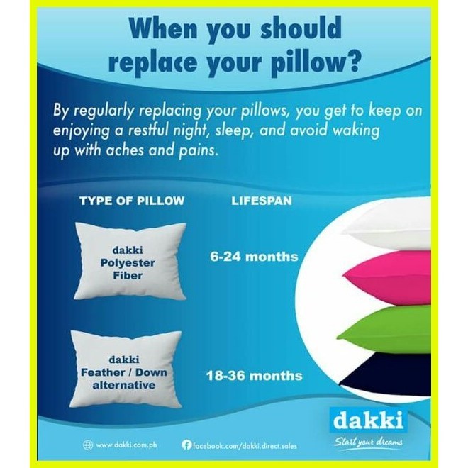 ENERING) DAKKI WEDDING GIFTABLE PILLOW REGULAR (SIZE 18"x28") & KING