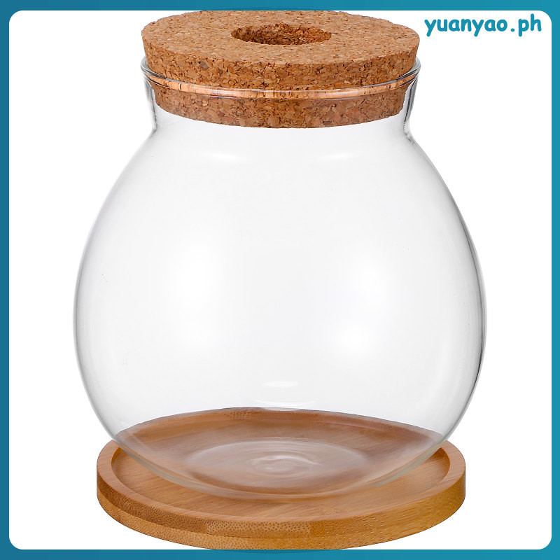 yuanyao Vase Animal Pots for Plants Glass Terrariums Floral Container