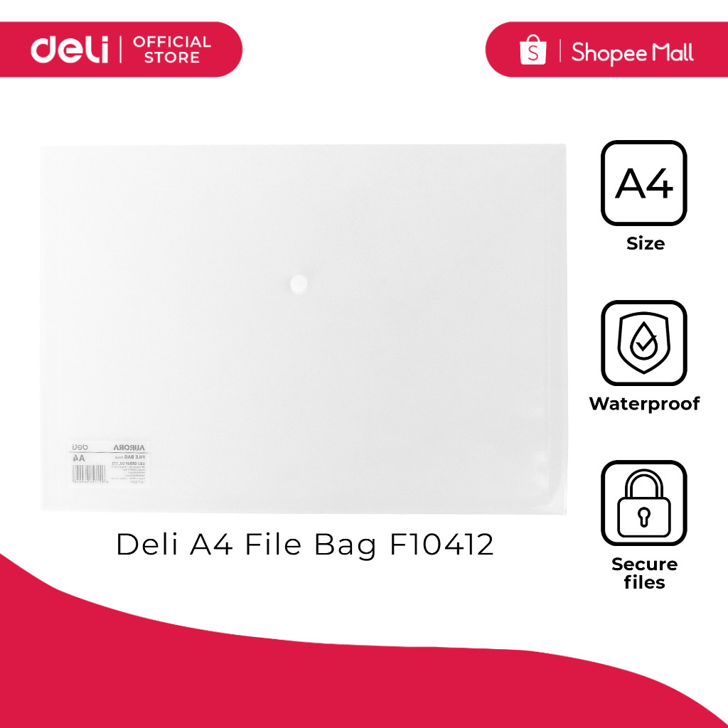 Deli F10412 A4 File Bag | Shopee Philippines