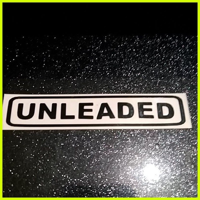 ♞DIESEL PREMIUM UNLEADED CAR GAS COVER DECAL 1 PIECE EACH STICKER ...