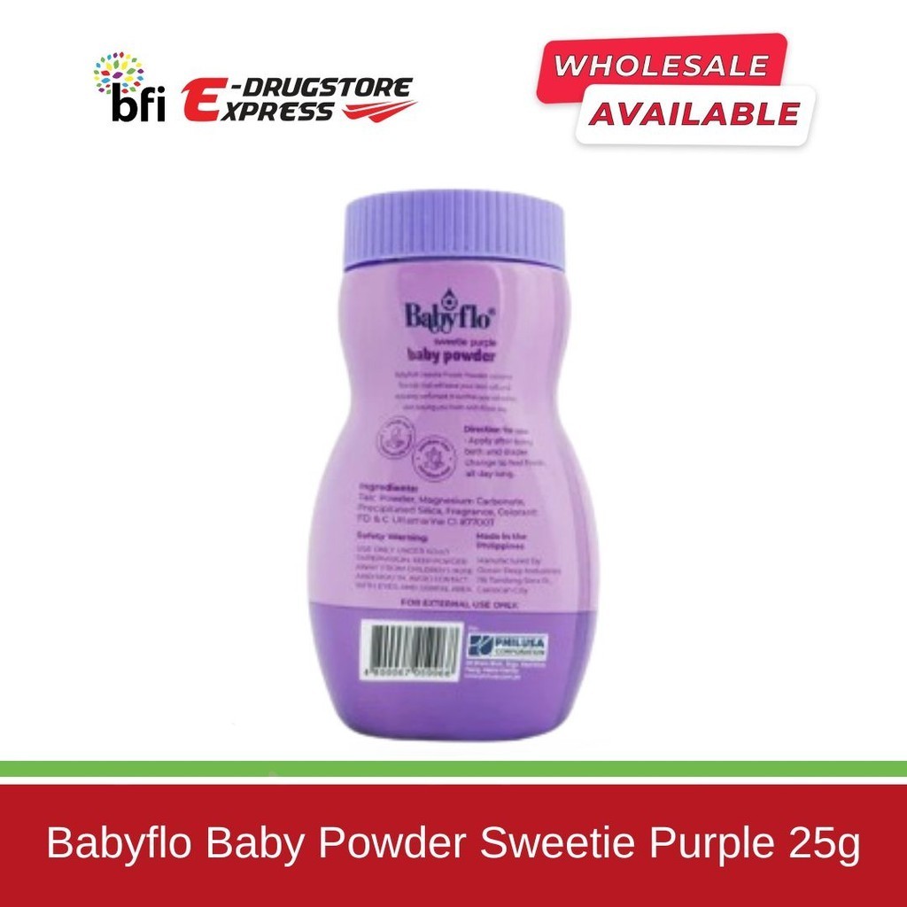 Babyflo Powder Sweetie Purple 25g | Shopee Philippines