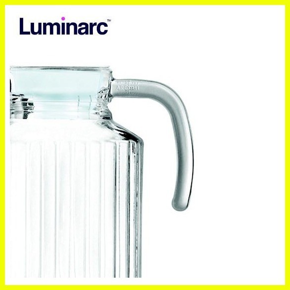 ♣ ☽ LUMINARC PITCHER - 1.7 LITERS - QUADRO JUG PITCHER WITH LID ...