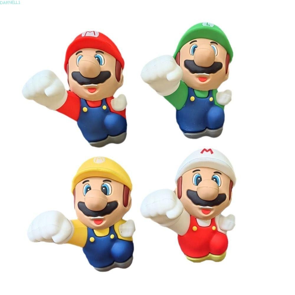 DARNELL1 Super Mario Bros Car Stickers, Resin Super Mario Bros 3D Super ...