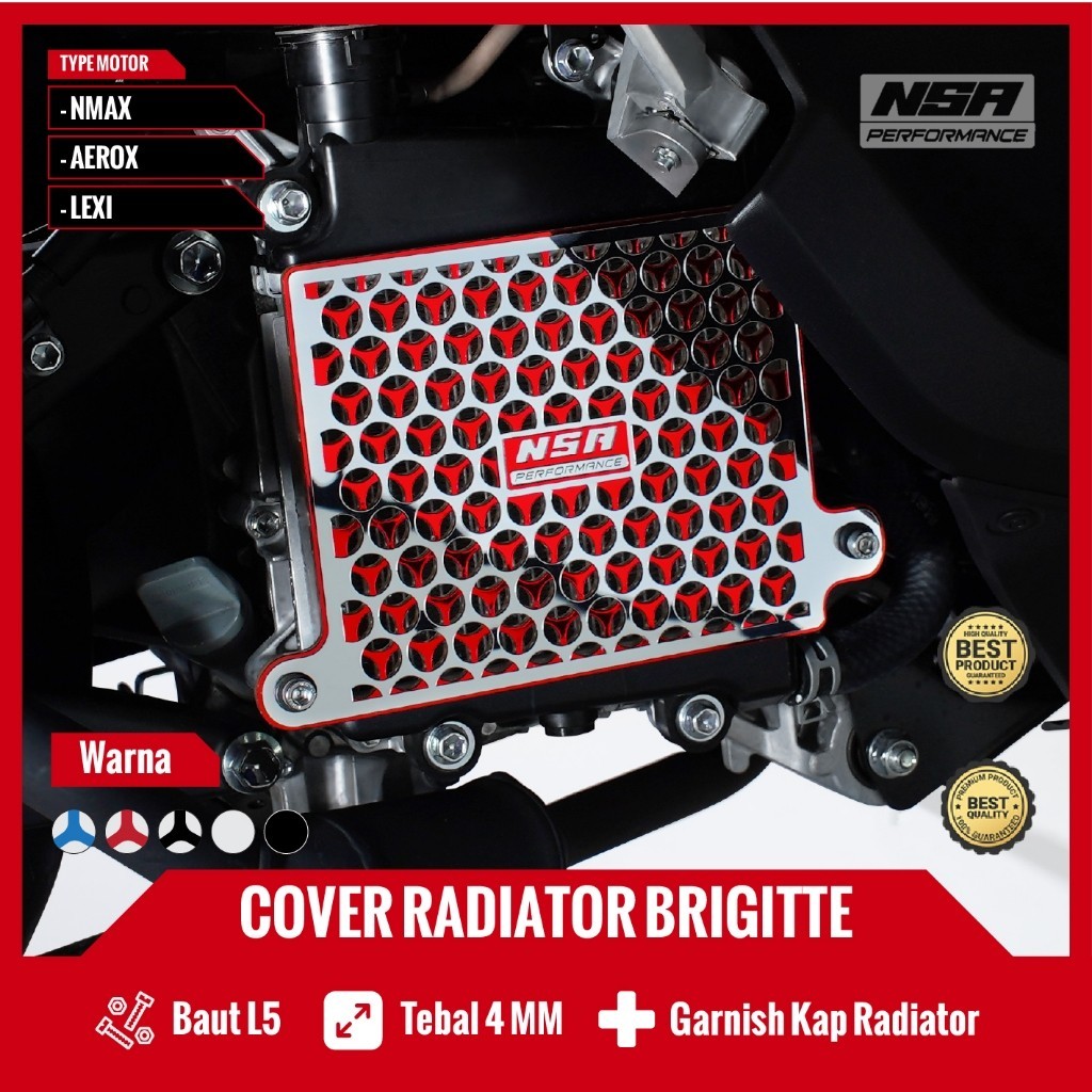 Nsa Radiator Cover Nmax Vario Aerox Vario Old New Pcx