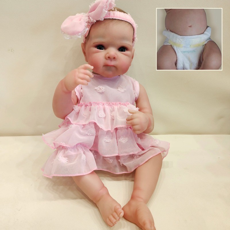 18inch Lifelike Full Body Bettie Reborn Baby Newborn Doll Cuddly Baby ...