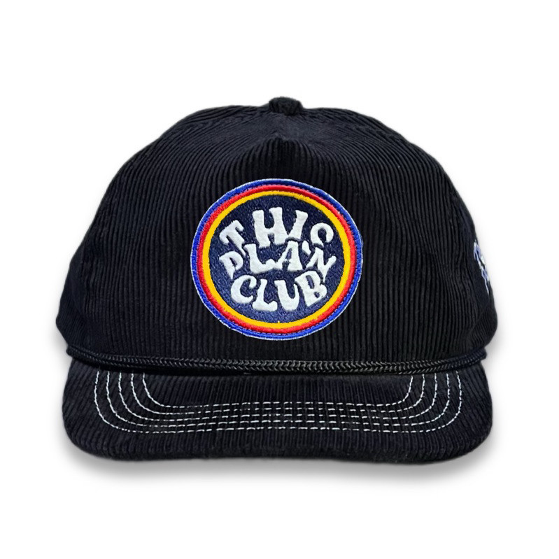 Ropehat Corduroy Six Fanel Black Club Thisplan PESONA HAT | Shopee ...