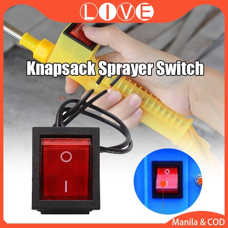 Electric Knapsack Sprayer Main Switch On Off Button 2 in 1 | Shopee ...