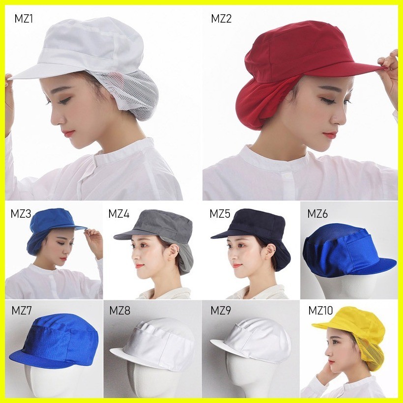 【hot sale】 Kitchen Cooking Chef Cap Food Service Hair Nets Hat Shopee Philippines