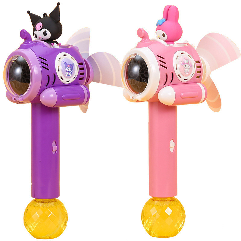 Sanrio Kids Electric Bubble Machine Portable kuromi Bubble Blower ...