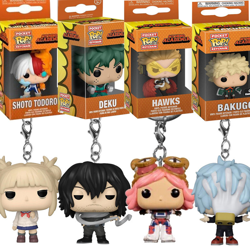 Hawks bnha keychain (Funko Pop My Hero Academia Keychain Midoriya Izuku  Bakugou Katsuki)