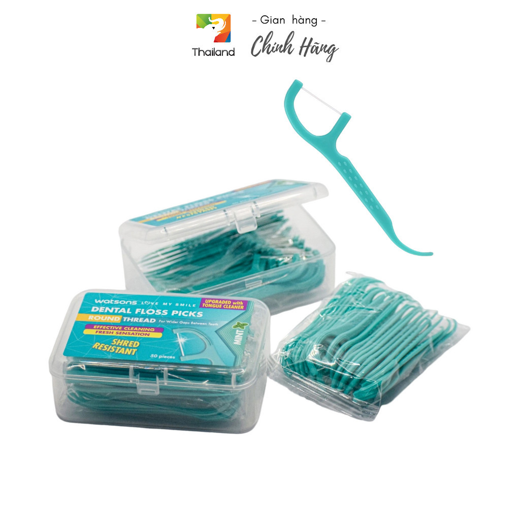 Watsons Round Thread Dental Floss Picks Thailand | Shopee Philippines
