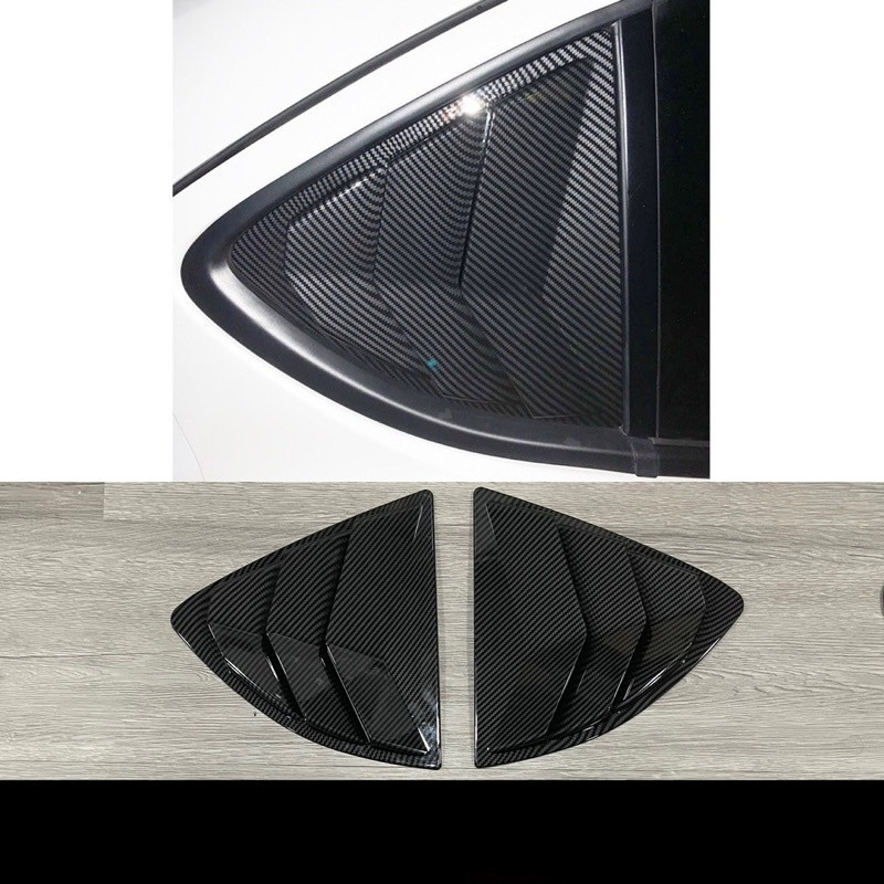 Honda CITY GN2 2020- 2024 Rear Door Windows Triangle Cover Carbon Fiber ...