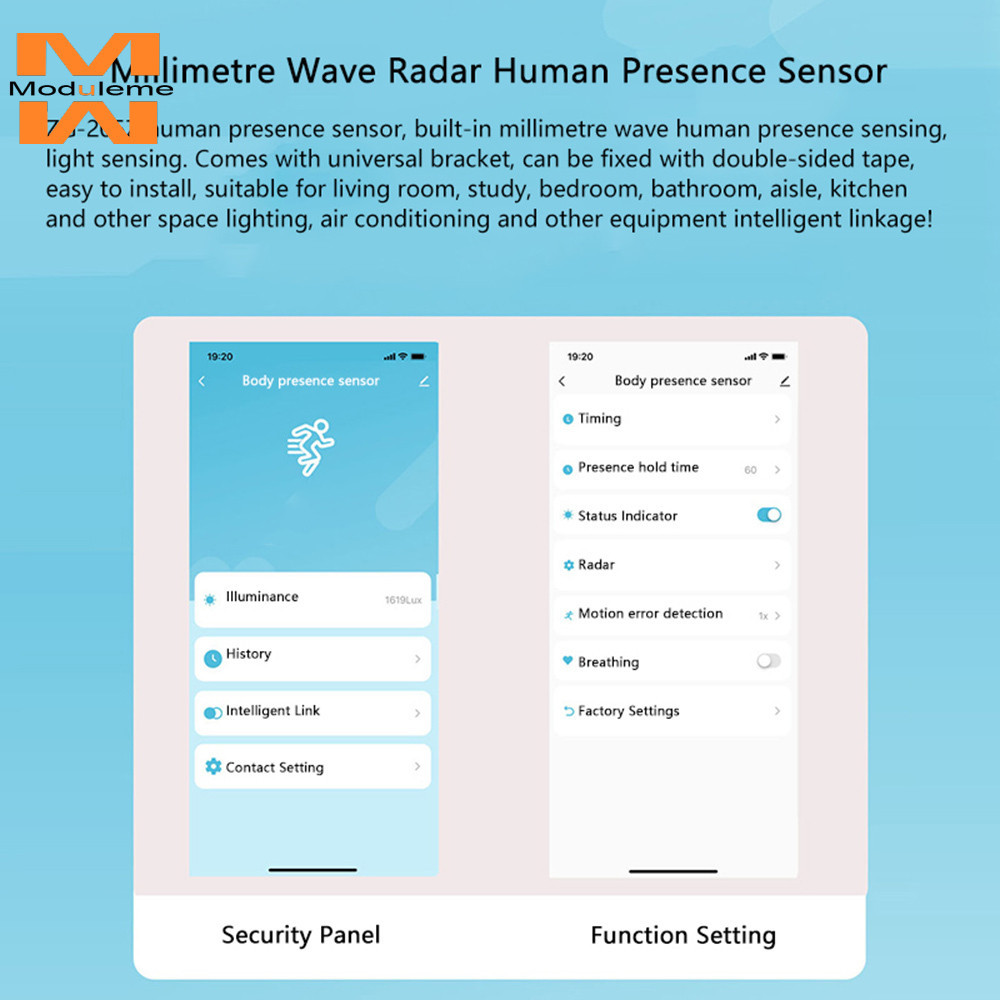Tuya Zigbee Human Presence Detector Smart Human Body PIR Sensor Radar ...