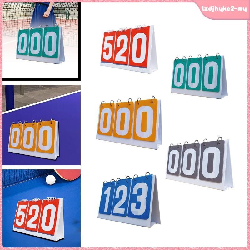 [lzdjhyke2] Flip Scoreboard Portable Table Score for Badminton ...