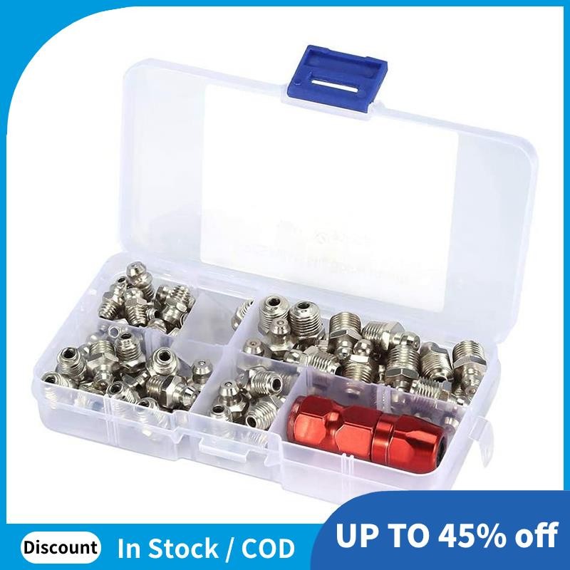 150pcs Brass Zerk Grease Nipple Fitting Assortment M6/M8/M10 Grease Ni U2013 Electronic Pro