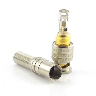 Solder Solderless BNC Male Plug Connector RG59 jack Coaxial for Video ...