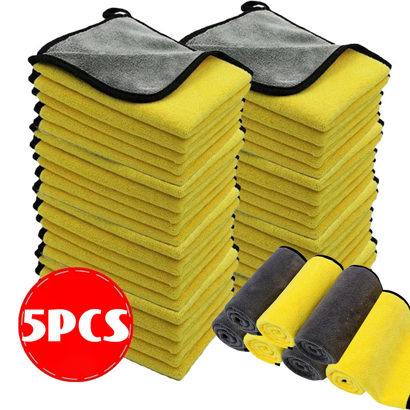 15Pcs Extra Soft Car Wash Microfiber Towels/Auto Cleaning Drying Cloth