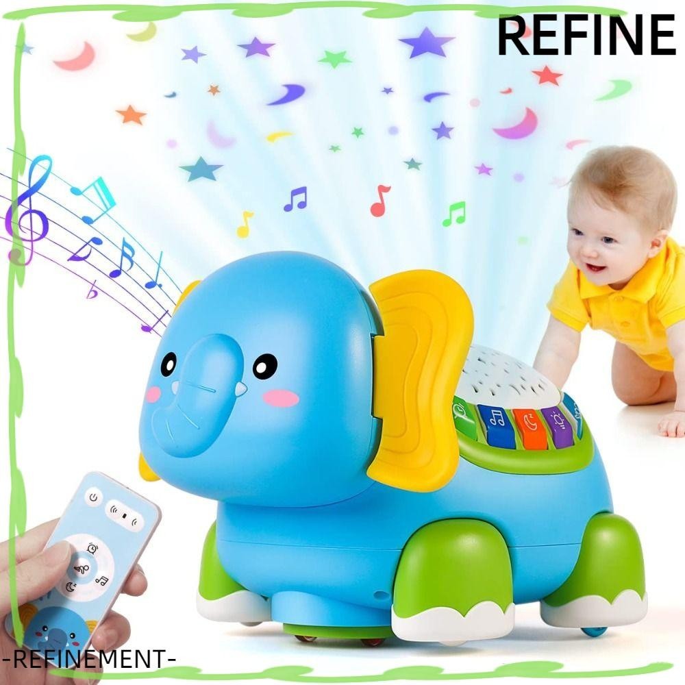 REFINEMENT Baby Crawling Toys Colorful Light Up Tummy Time Toy | Shopee ...