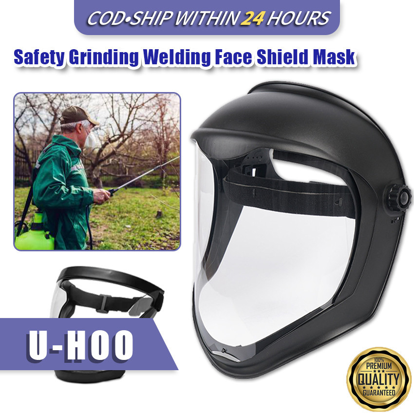 Face shield full face safety mask clear polycarbonate visor kits anti
