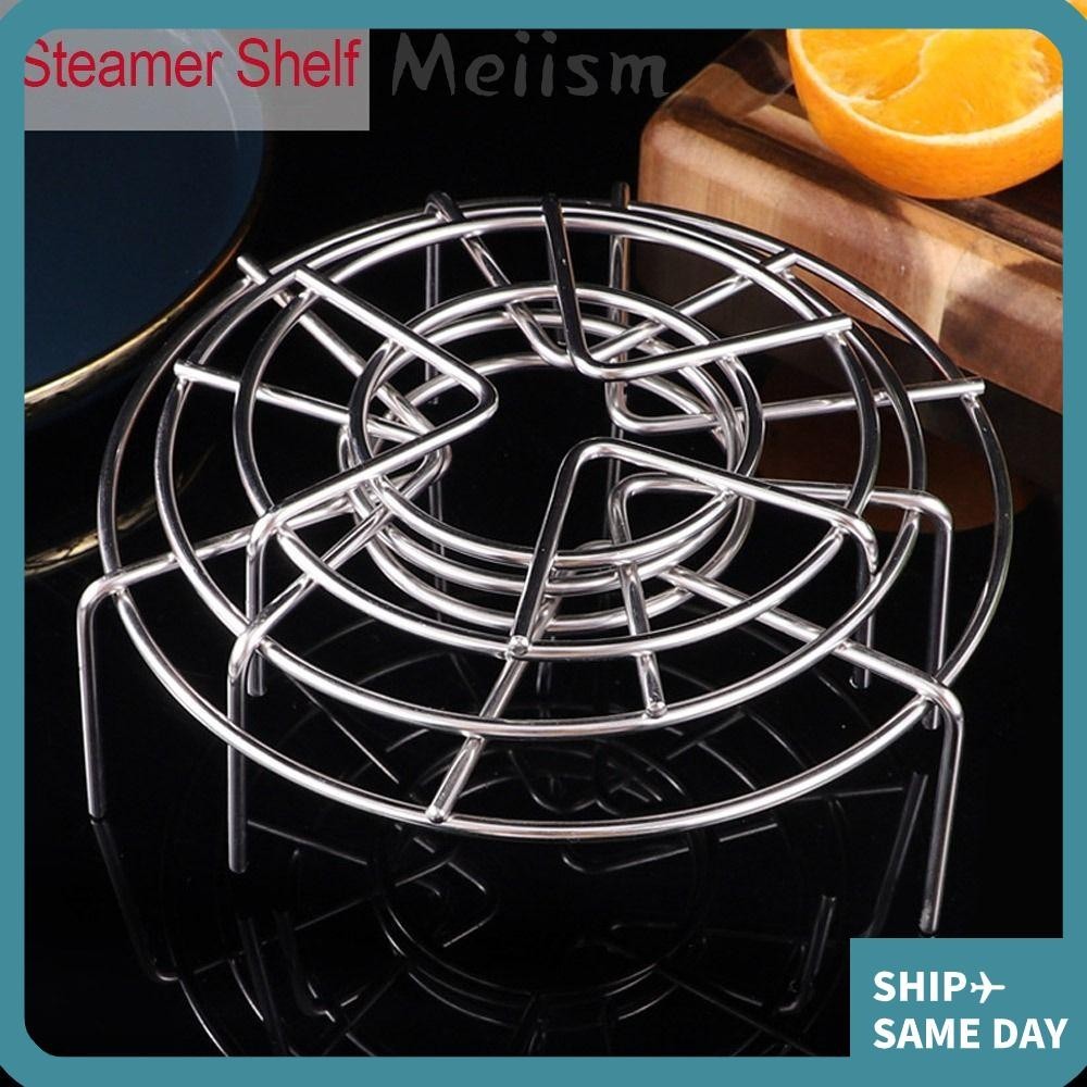 MEIISM Steamer Shelf, Tray Stand Multifunction Steamer Rack, Durable ...