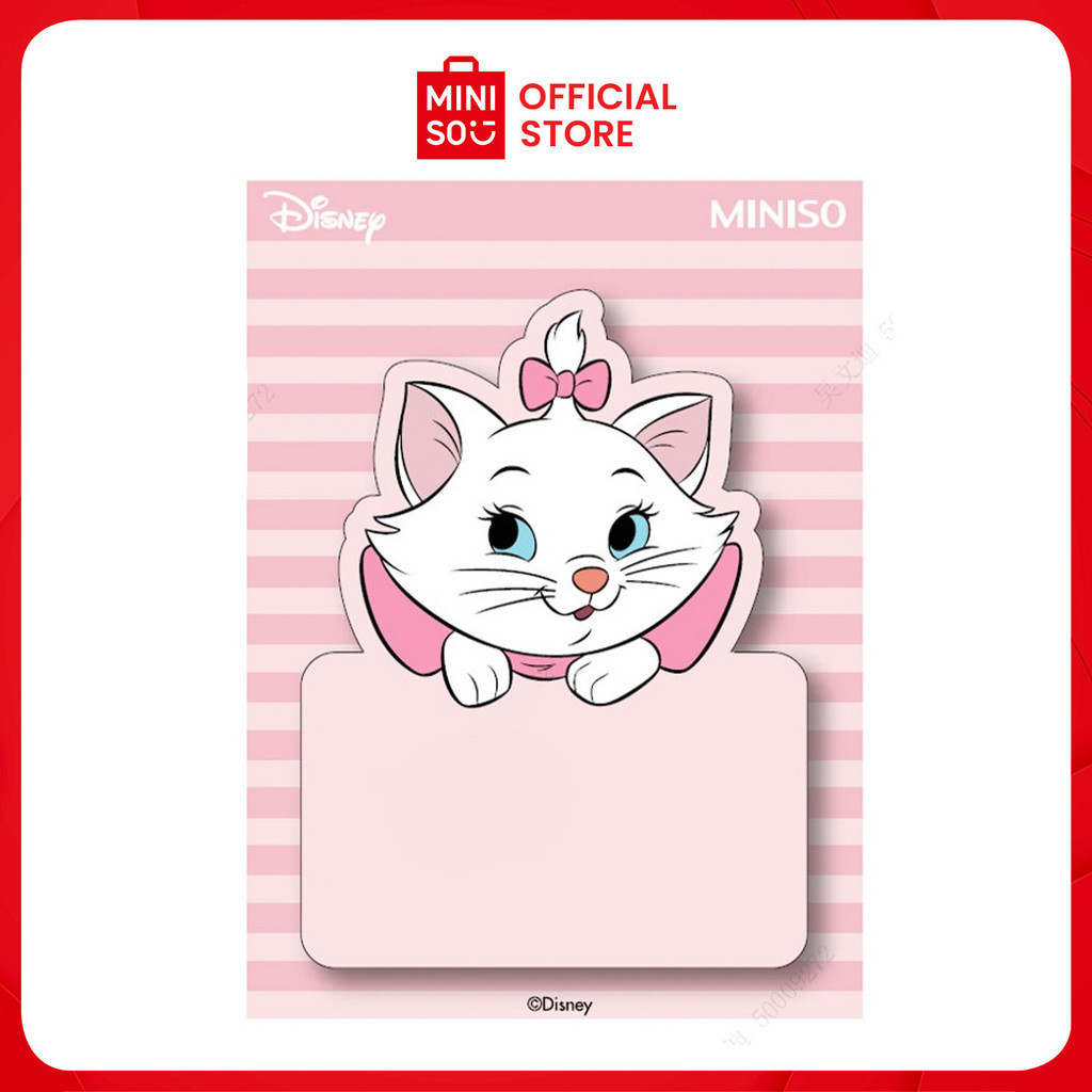 MINISO Disney Cat Collection Sticky Notes 50 Sheets Marie PDQ | Shopee ...