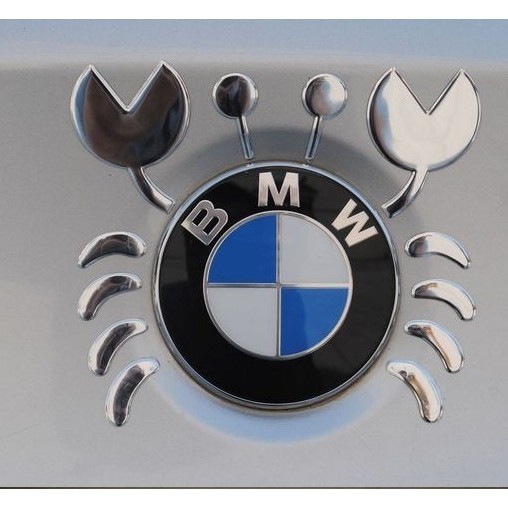 3D Crab Design Car Sticker Car Logo Emblem Protection Sticker Shopee