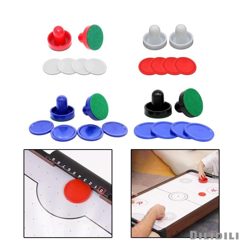 [ Air Hockey Paddles, 2 pcs. Air Hockey Pushers and 4 Pcs Air Shopee