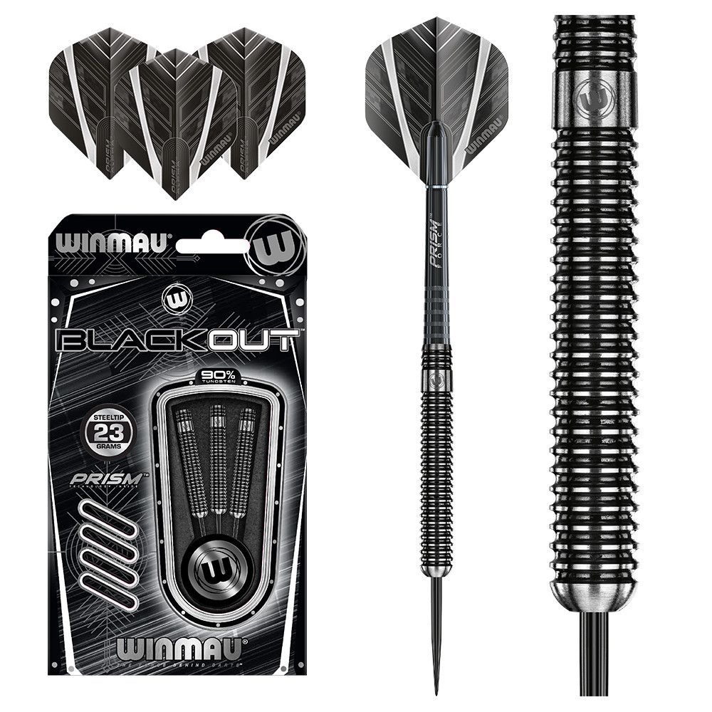 Toby's Sports Winmau Dart Pin Blackout 90% Tungsten 23 grams | Shopee ...