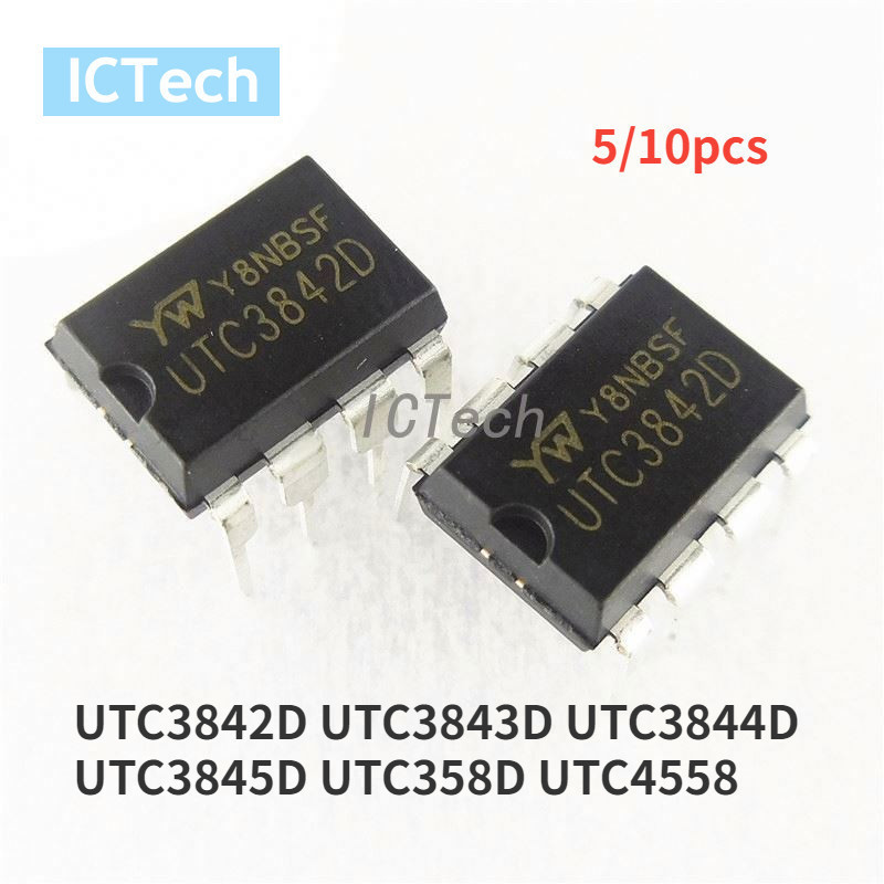 10/5Pcs Original UTC3842D UTC3843D UTC3844D UTC3845D UTC358D UTC4558 ...