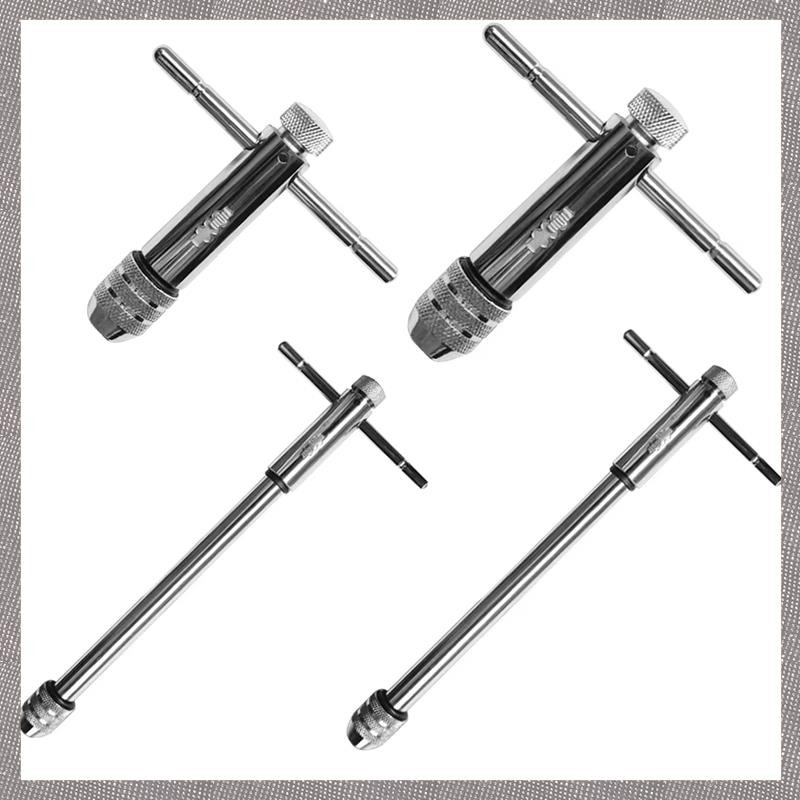 [U L Z R] Adjustable T-Handle Ratchet Tap Wrench Reamer Hand Manual ...
