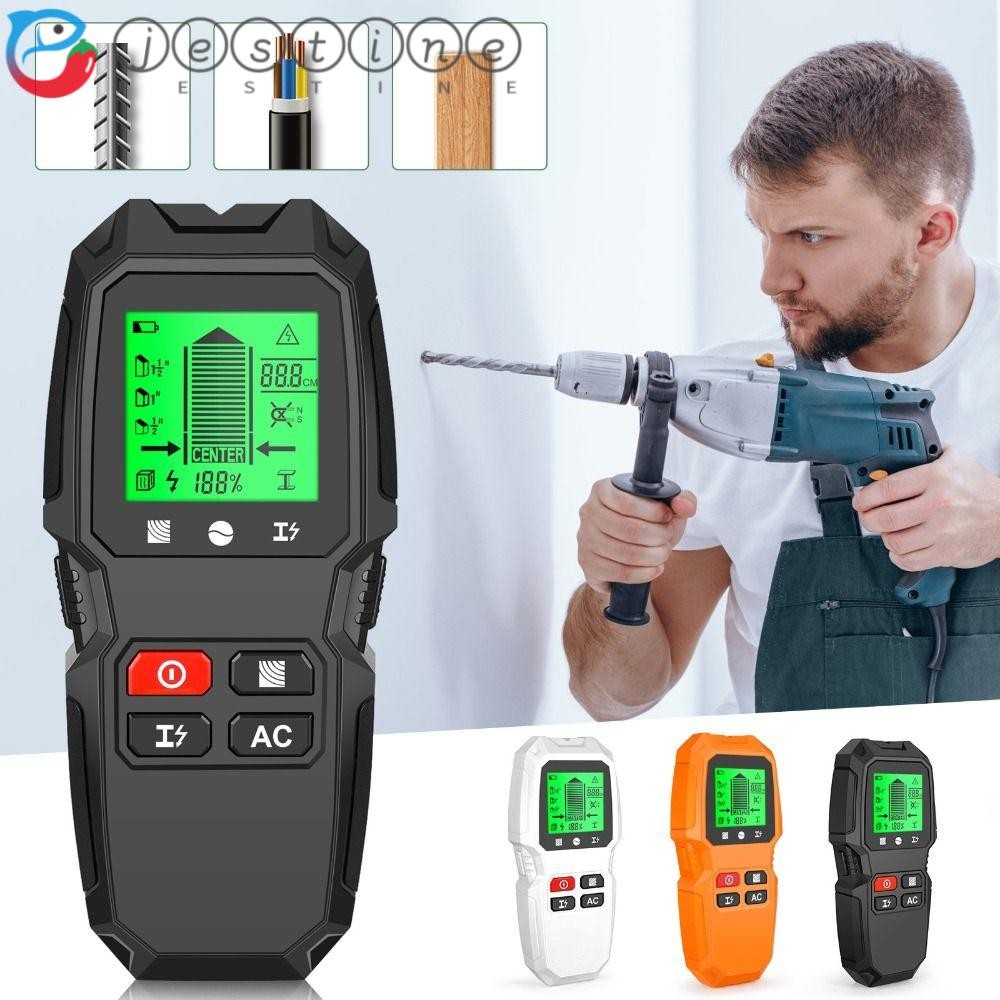 JESTINE Electric Wall Scanner Sensor, High Accuracy with LCD Display ...