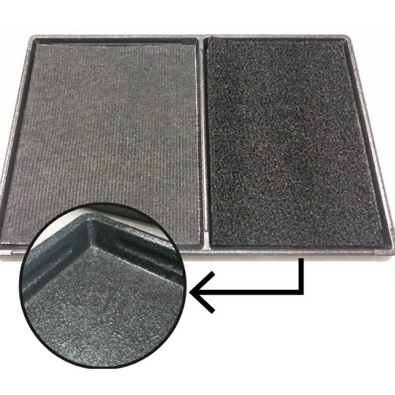 NEW! 2in1 FLEXYTRAY ️ Wet and Dry Disinfecting Tray sanitize mats foot