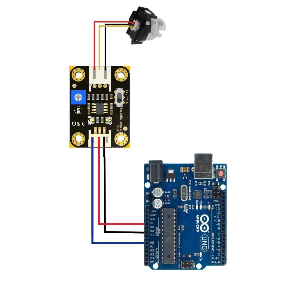 Turbidity sensor Arduino ORIGINAL DFrobot gravity analog turbidity