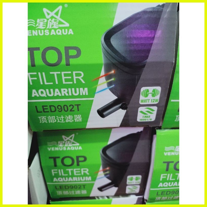 ♞venus aqua top filter with led pump Shopee Philippines