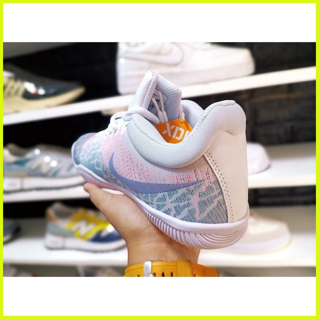 Nike Kobe Mamba Rage Mens Pink Blue White Basketball Shoes Free Socks Shopee Philippines